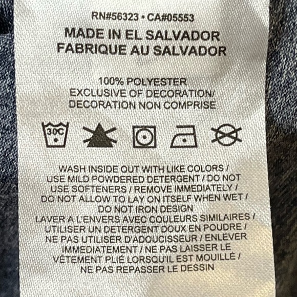 THE Nike Tee Heather Blue Basic Dri Fit Athleisure Crew Neck - Picture 6 of 7